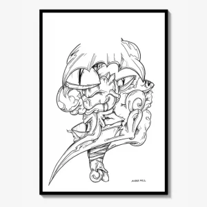 ‘Sharp Eyes‘ - Print | Handla online