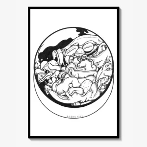 ‘Three‘ - Print | Ta chansen