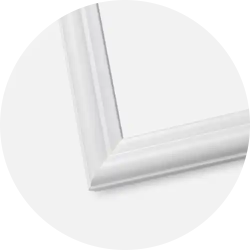 Köp idag - Ram Siljan Vit 70x100 cm - Passepartout Vit 59,4x84 cm (A1)