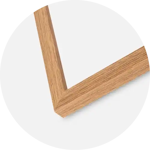 Skaffa nu - Ram Modern Teak 60x80 cm - Passepartout Vit 50x60 cm