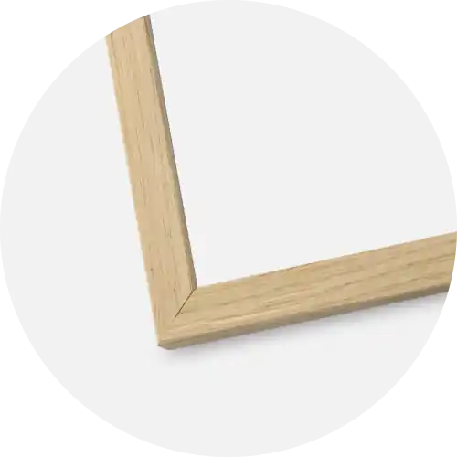 Favorit - Ram Edsbyn Ek 24x32 cm - Passepartout Vit 14x22 cm