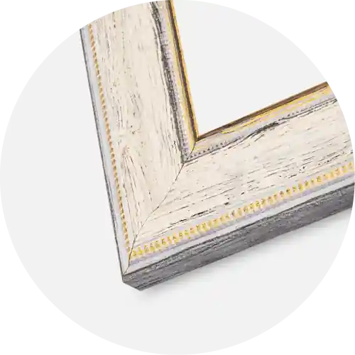 Ny lansering - Ram Fabriano Vit 50x70 cm - Passepartout Vit 40,64x58,42 cm