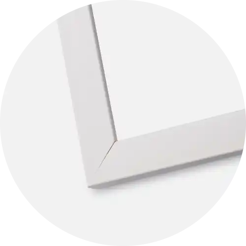 Ram Stilren Glas Vit 70x100 cm - Passepartout Vit 24x36 inches | Spara nu