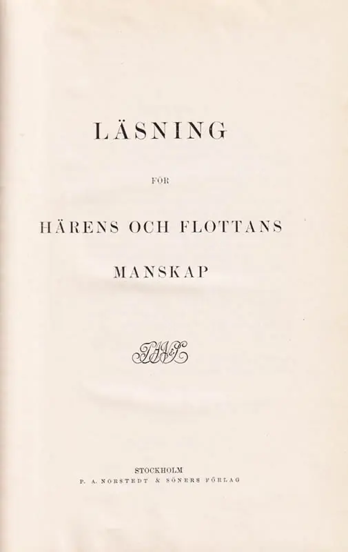 Bästsäljare | Richard Melander LÄSNING FÖR HÄRENS OCH FLOTTANS MANSKAP